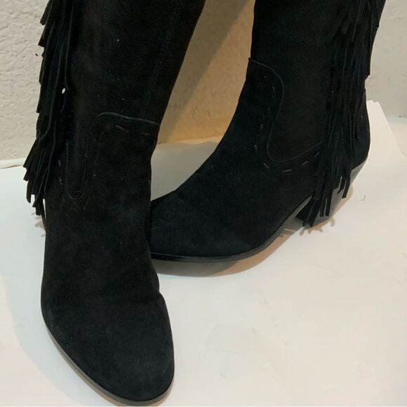 Sam Edelman Louella Over-the-Knee Fringe boots since 8M - Picture 8 of 16